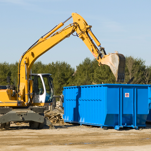 how does a residential dumpster rental service work in Martin